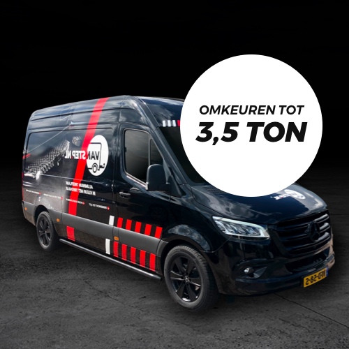 Bedrijfsbus omkeuren tot 3,5t