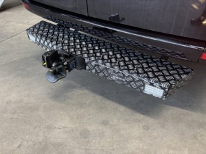 Treeplank met vangmuil